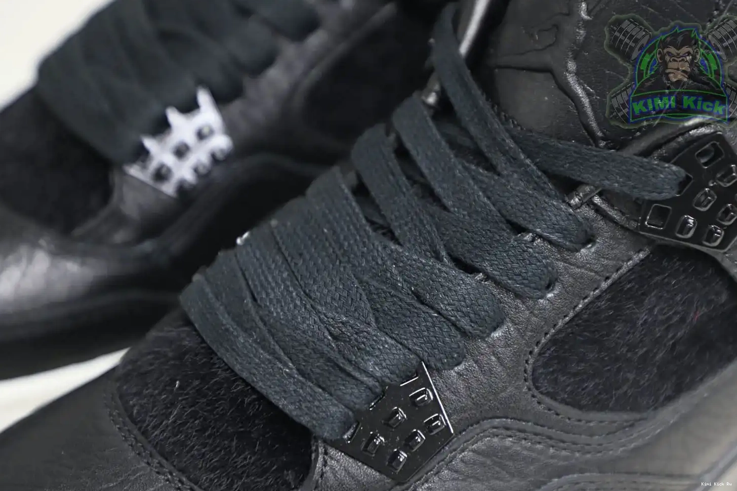 black retro Jordan Kimikick Air 4 ponyhair Jordan 0815